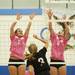 Huron senior Maggie Hannaford attempts to spike against Skyline on Tuesday. Huron won in four games 25-16, 21-25, 25-20, and 25-12. Daniel Brenner I AnnArbor.com